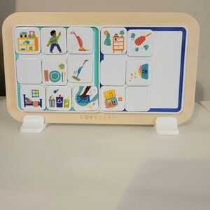 LOVEVERY Magnetic Chore Chart - Daily Helper Board